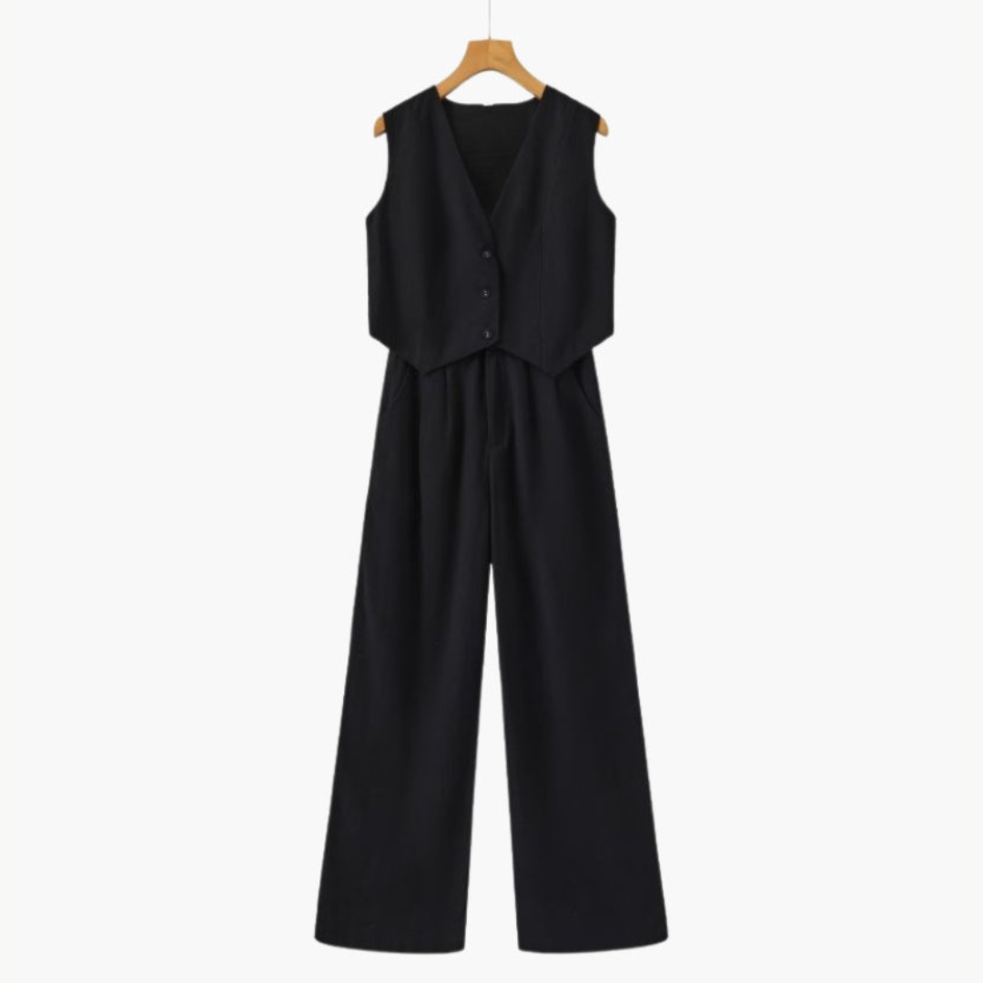 Linnen Tweedelige Set voor Dames